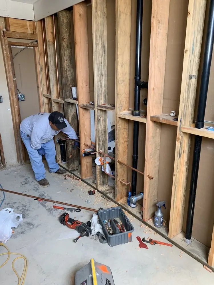Commercial rough-in plumbing for Trenchless Sewer Repair in Menifee